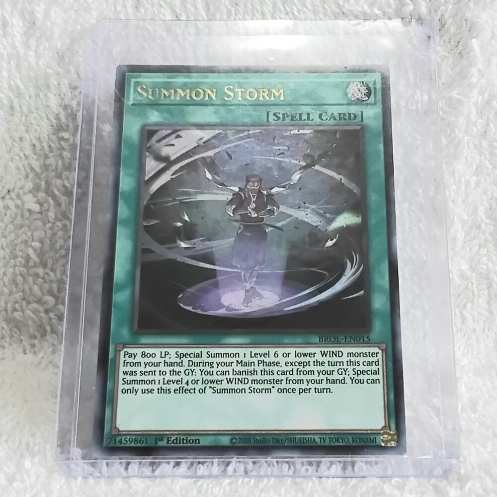 3/$35 Mint 2020 Yu-Gi-Oh! Summon Storm BROL-EN015 UR Holo 1st Ed Card!!